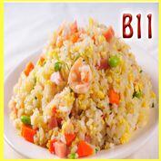 Fried Rice Bbq Pork Shrimp